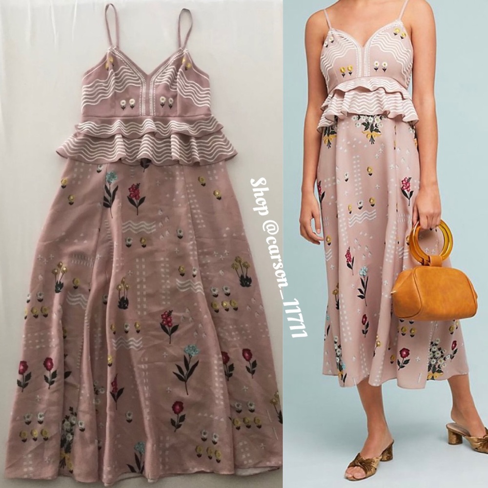 NWT Anthropologie Sahara Floral Dress by Sahil Kochhar